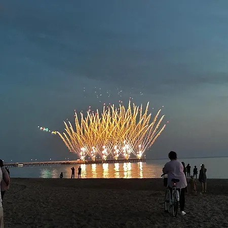 1st Floor, 2 Bedrooms Apartment, Center, Private Parking, Terrace, 7min To The Sea